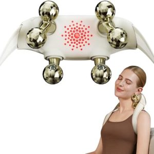 SKG Neck Massager for Pain Relief Deep Tissue Shiatsu Neck and Shoulder Massger with Heat Flex Massager H7 Ultra E Gifts for Men and Women